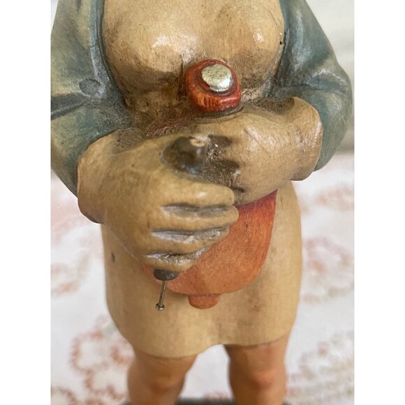 Vintage 1960s ANRI Italy NURSE Hand Carved Figure - Picture 12 of 16